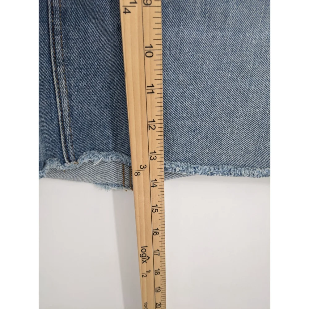 Frame Denim Skirt Women 27 Blue Mini Stretch Jean Trendy Western Y2K 90's Casual